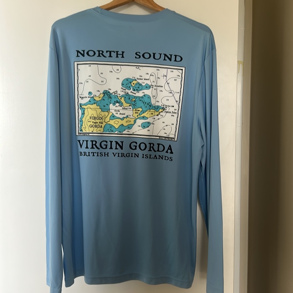 Mens Virgin Gorda performance tee